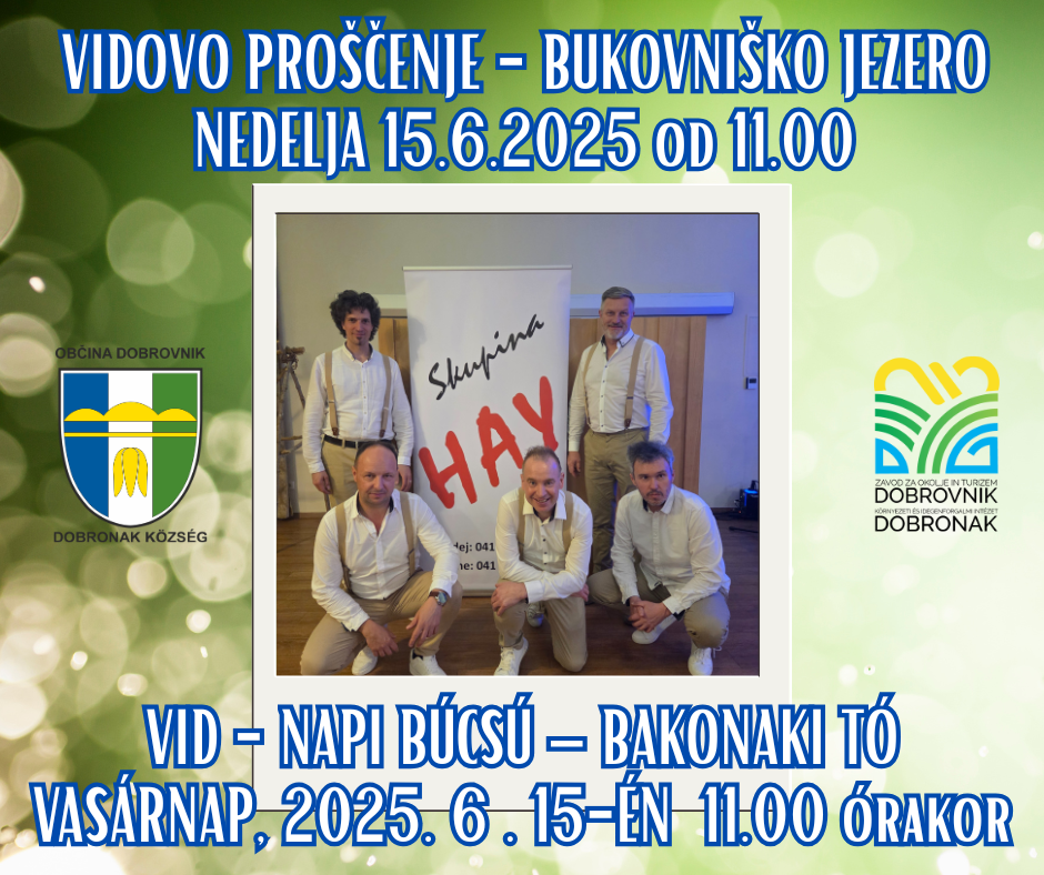 VIDOVO PROŠČENJE dvoj